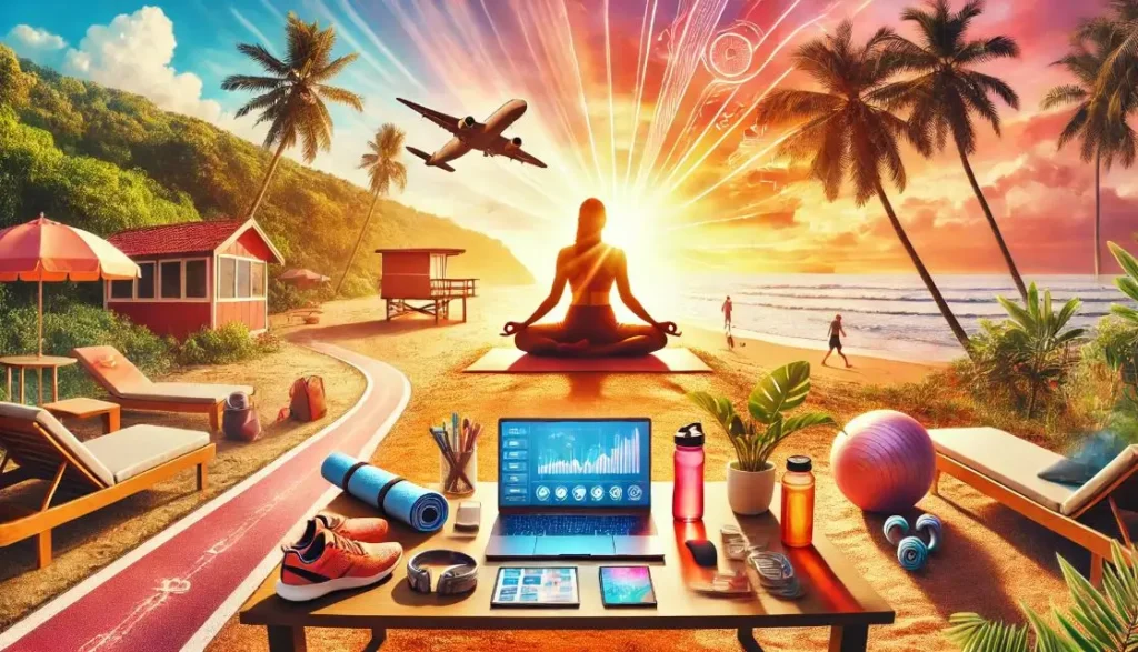 A Importância de Atividades Físicas e Exercícios para o Bem-estar Mental de Nômades Digitais