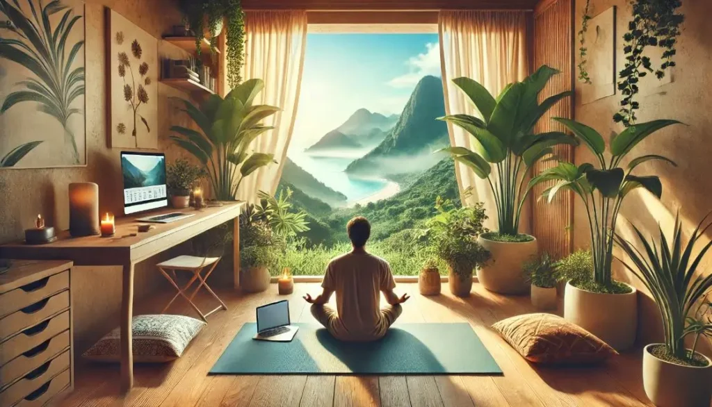Mindfulness e Meditação para Nômades Digitais: Encontre Paz Onde Quer Que Esteja