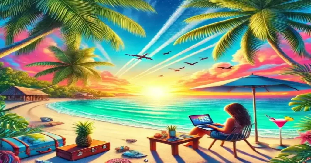 Os Melhores Destinos Tropicais para Nômades Digitais Sol, Praia e Trabalho Remoto